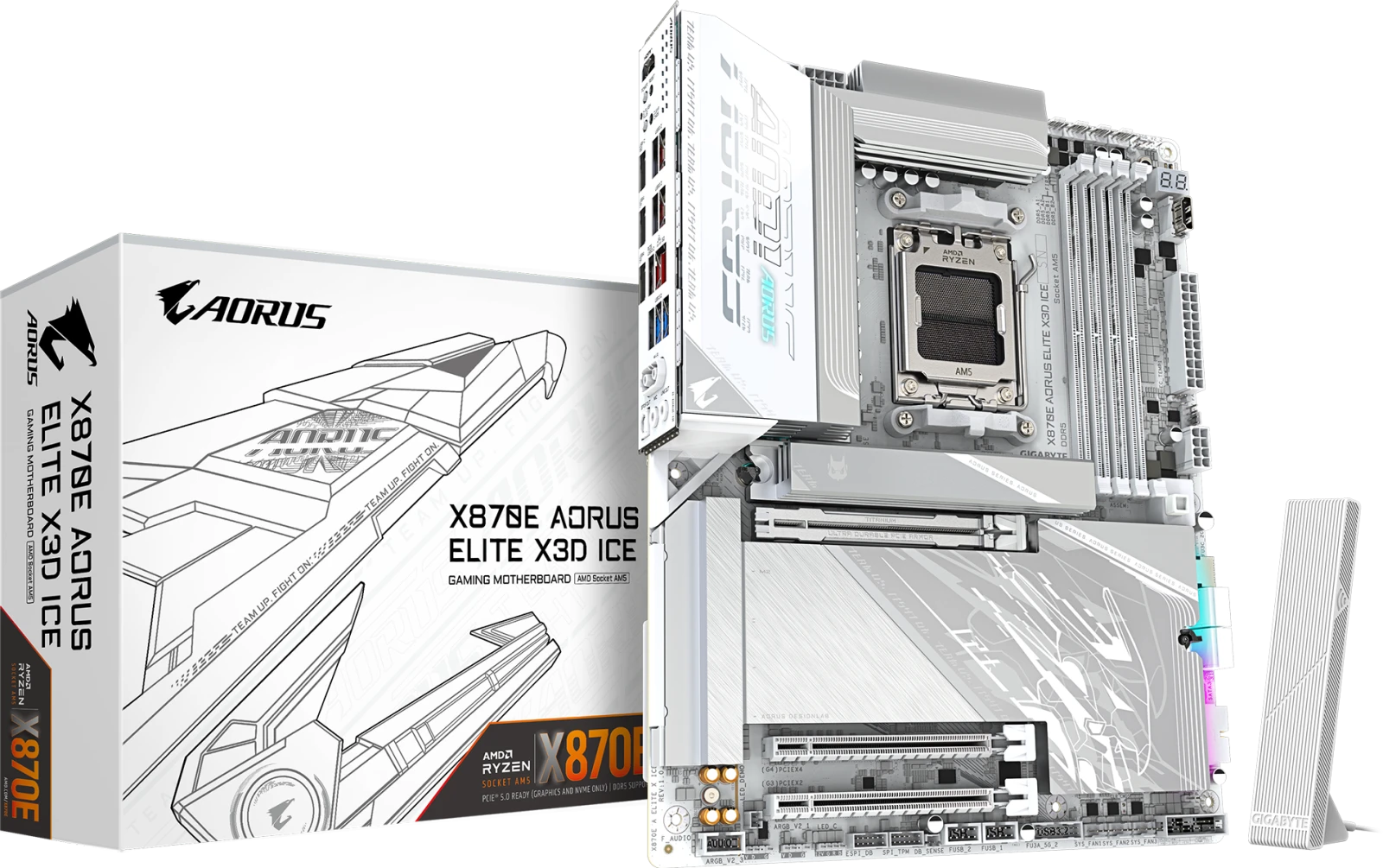 Gigabyte X870E AORUS ELITE X3D ICE